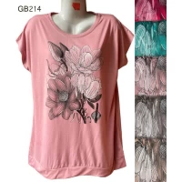 Футболка женская размер (3хl-6xl) 48-58 микс, 70459