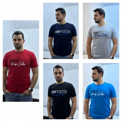 Футболка мужская размеры M-2XL, Турецкий х/б. 71769 Футболка мужская размеры M-2XL, Турецкий х/б. 71769