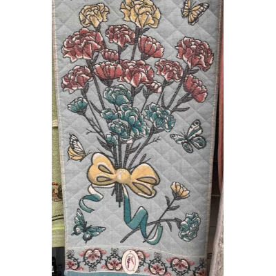 Полотенце вафельное 40 x 60 см, в ассортименте