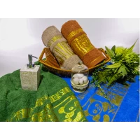 Полотенце для бани махровое 140 см / 70 см