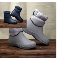 Женские зимние дутики (синий, черный, серый)