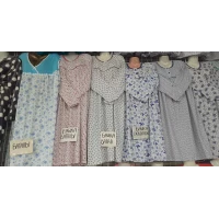 Ночная рубашка байковая, Размер 48-56