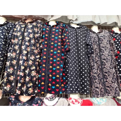 Велюровый женский халат на молнии р. 46-54, 58-66