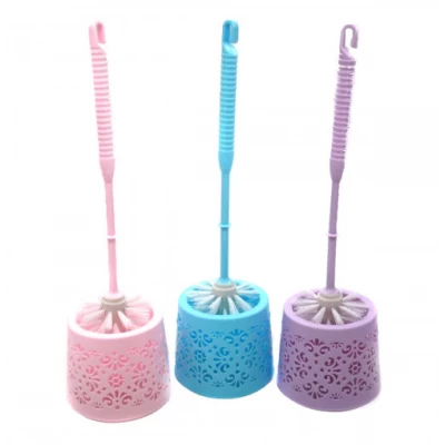 Щетка для унитаза с подставкой (33*10) см 3 цв, 00623 Щетка для унитаза с подставкой (33*10) см 3 цв, 00623