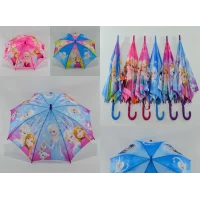 Детский зонтик "холодное сердце" 8 карбоновых спиц, Полуавтомат 621