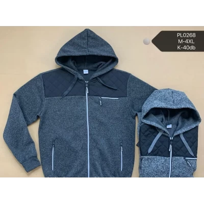 Толстовка мужская теплая на флисе. Р. 46-58 (В уп. 6 шт разные цвета)