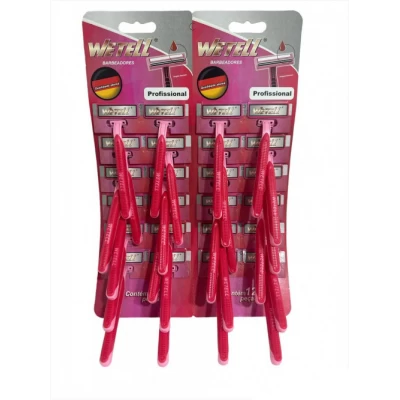 Станок для бритья WETELL одноразовый -2 лезвия, 37057