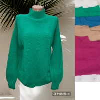 Свитер - кашемир, Размер-(48-54). цвета в ассорт.