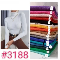  Гольфик женский  с отворотом., рубчик. Размер (42-46)