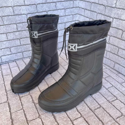 Мужской сапог пена черный Б01, р-641-46