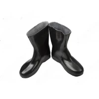 Женские резиновые сапоги черные СЖ-04