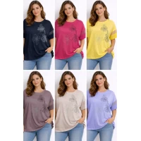 Футболка 26034. Розмір -58, 60, 62 ( 2х, 3х, 4х) Якість -коттон 95%, спандекс -5%