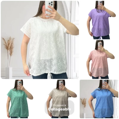 Футболка 25044, Розмір- 48-56 (M,L,XL,2XL) Якість- прошва+котон