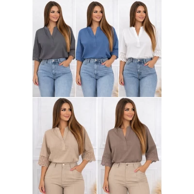 Блуза жатка 26105. Розмір M L XL( 52/54/56)