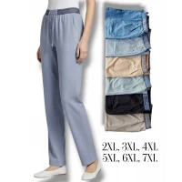 Брючки стрейч каттон, весна -літо. Фірми Kenalin. Розміри: 2XL- 7XL.  різного кольору.