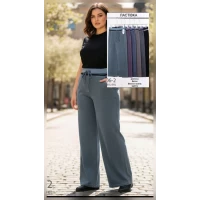 Жіночі брючки весна - літо, вільного крою, в стилі палаццо.  Фірми Ластівка. Батал 6XL-9XL.  різного кольору.