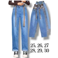 Джегінси жіночі весна-літо. Фірми Kеnalin. Прямого вільного крою. Норма. Розміри: 25, 26, 27, 28, 29, 30