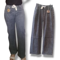 Жіночі демісезонні джегінси вільного крою. Фірми Золото. Колір сірий.Розміри: 31, 32, 33, 34, 35, 36. 