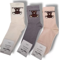 Шкарпетки жіночі демісезонні. Happy Soks. Висока резинка. Розмір 36-41