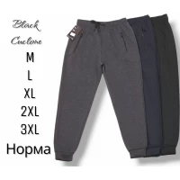 Брюки чоловічі спортивні, трикотажні демісезонні ( весна- осінь). Фірми Black Cuclone. Норма. Розміри: M-3XL.