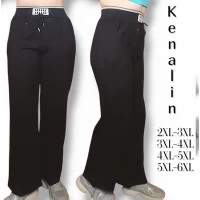 Жіночі трикотажні демісезонні брючки ,вільного крою. Фірми Kenalin. Розміри: 2XL-6XL