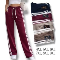 Брюки жіночі демісезонні, прямого вільного крою. Фірми Наталі. Тканина мікровільвет. Розміри : 4XL-9XL