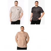 Чоловічі футболки. Розміри 56-64 (одного кольору) Матеріал двонитка мармур.