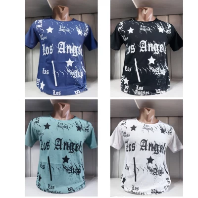 Чоловічі футболки. Розміри xl, 2xl, 3xl, 4xl. В упаковці 4 шт одного кольору Чоловічі футболки. Розміри xl, 2xl, 3xl, 4xl. В упаковці 4 шт одного кольору