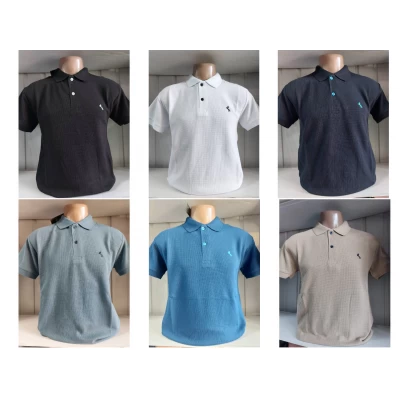 Чоловічі футболки поло. Розміри m, l, xl, 2xl, 3xl. В упаковці 5 шт одного кольору. Матеріал вафелька. Чоловічі футболки поло. Розміри m, l, xl, 2xl, 3xl. В упаковці 5 шт одного кольору. Матеріал вафелька.