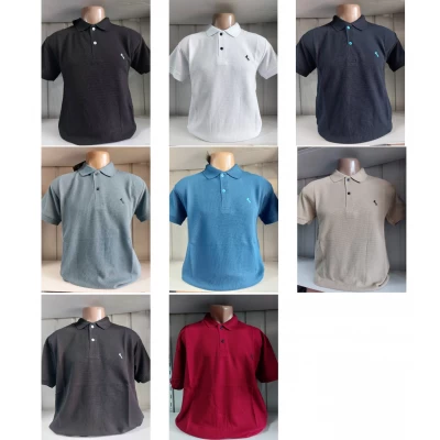 Чоловічі футболки поло. Розміри 4xl, 5xl, 6xl, 7xl, 8xl. В упаковці 5 шт одного кольору. Матеріал котон, лікра (вафелькавафелька) Чоловічі футболки поло. Розміри 4xl, 5xl, 6xl, 7xl, 8xl. В упаковці 5 шт одного кольору. Матеріал котон, лікра (вафелькавафелька)