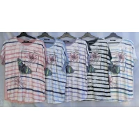 Футболки жіночі батал. Розмір універсальний (52-58).Тканина трикотаж, різного кольору.