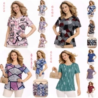 Жіночі футболки. Розміри m, l, xl, 2xl, 3xl , 4xl (48-56). В упаковці 6 шт різного кольору.
