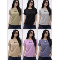 Жіночі футболки. Розміри 44-46, 46-48, 48-50 (s, m, l) різного кольору. Матеріал котон, спандекс