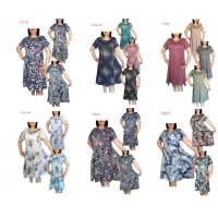 Жіночі сукні. Розміри l, xl, 2xl, 3xl, 4xl (50-58). В упаковці 5 шт різного кольору