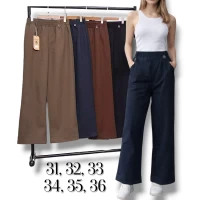 Брюки жіночі демісезонні, прямого вільного крою. Фірми Золото. тканина стрейч каттон, тягнеться. Розміои: 31, 32, 33, 34, 35, 36.