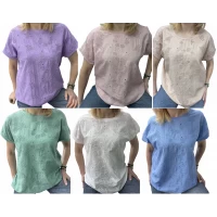 Футболка 26005 Розмір- 48-54 (M-2XL) Якість- прошва+котон