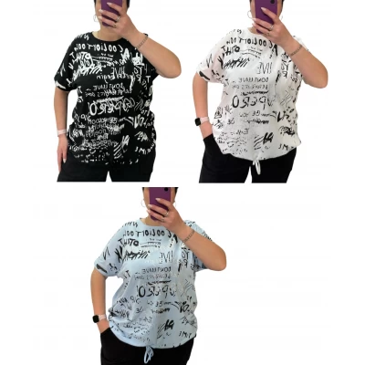 Футболка на завʼязці 25084 (супер батал) Розмір - 56,58,60 2XL,3XL,4XL