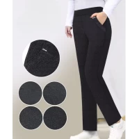 Штани жіночі Золото, сірі демісезонні, батальні р.10XL-12XL