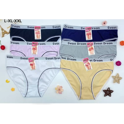 Трусики жіночі Sweet Dream, різні кольори, бавовна, норма р.L-2XL