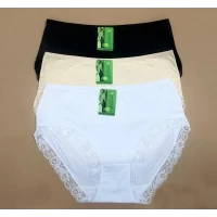 Трусики жіночі бамбук, різні кольори, напівбатальні р.L-2XL