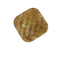 Пластиковый поднос под дерево, квадратный (24*24*3)см, 2018-29