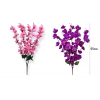 Искусственные цветы букет сакура 7-ка, 55см