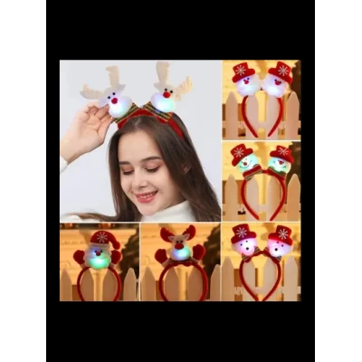 Обруч новогодний светящийся