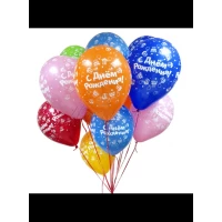 Набор воздушных шаров, (10 штук/уп) плотные