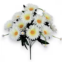 Искусственные цветы букет ромашки Неженка, 48см