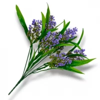 Искусственные цветы букет лаванда цветная, 36см