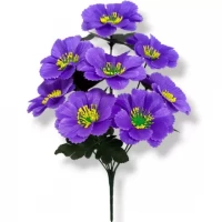 Искусственные цветы букет майоров 10-ка, 39см