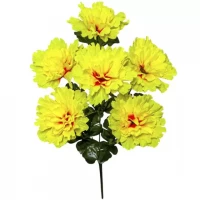 Искусственные цветы букет гвоздики хрустящие, 46см