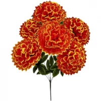Искусственные цветы букет хризантемы Львов, 55см