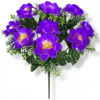 Искусственные цветы букет лотосов Камилла, 45см